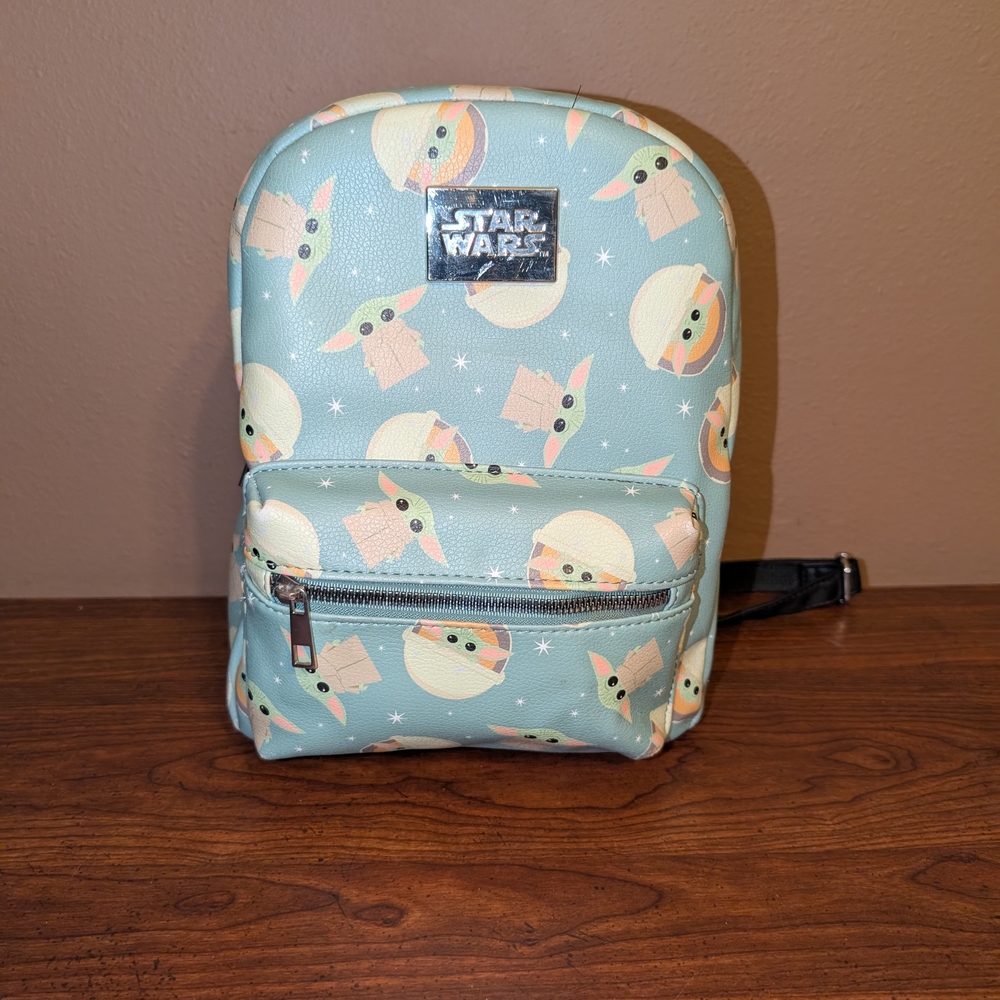 Disney Star wars Blue and Cream Mini Bag with Whimsical Charm